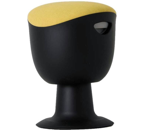 Офисный стул Chair Meister Tulip черный пластик, желтый