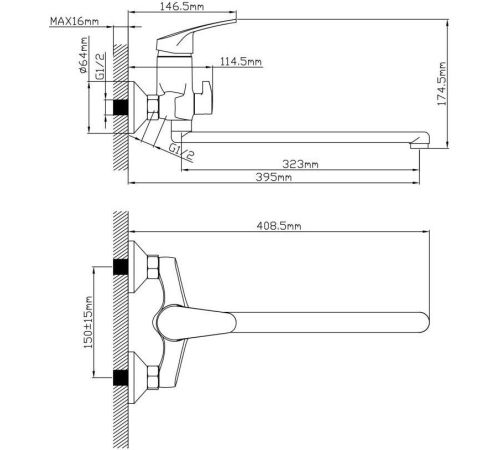 Смеситель AV Engineering AVROM7-A103-222
