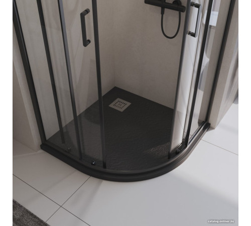 Душевой поддон BelBagno TRAY-MR-UNO-R-90-550-35-NERO 90x90