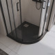 Душевой поддон BelBagno TRAY-MR-UNO-R-90-550-35-NERO 90x90