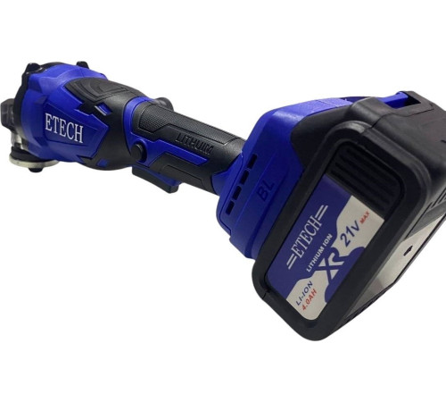Угловая шлифмашина ETECH AG-21/125BL с 2-мя АКБ
