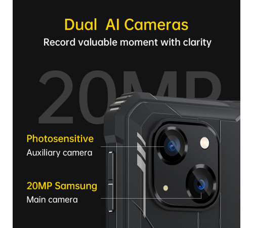 Телефон Oukitel WP32 4GB/128GB серый