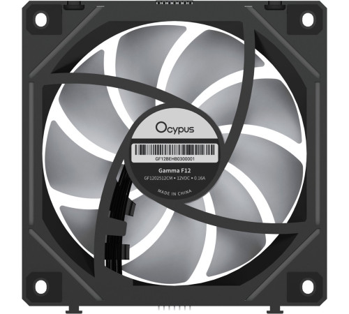 Комплект вентиляторов для корпуса Ocypus Gamma F12 Uni BK ARGB Reverse Blade 3IN1