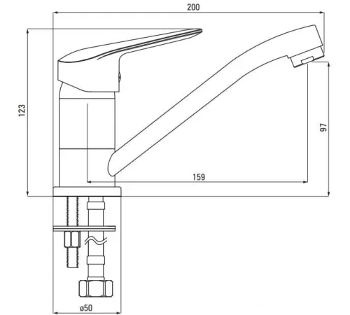 Смеситель Deante Boro BMO 026M