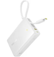 Внешний аккумулятор Baseus Picogo PPPG-1W45C Digital Display Power Bank 45W 10000mAh белый