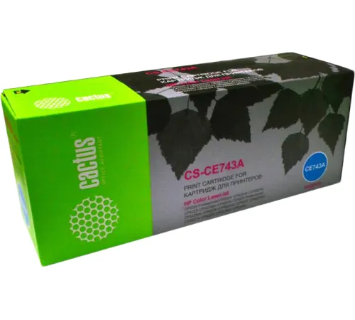 Картридж CACTUS CS-CE743A аналог HP 307A CE743A
