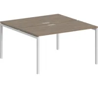 Стол Norden 140x143.8x75 SG.245.OD.44.WH белый/дуб темный