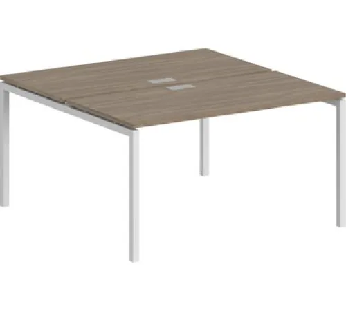 Стол Norden 140x143.8x75 SG.245.OD.44.WH белый/дуб темный