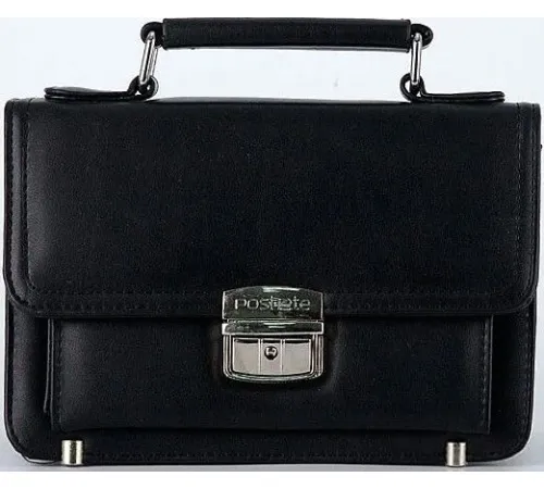 Мужская сумка Poshete 250-9623-BLK черный