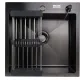 Кухонная мойка MARRBAXX B5050-R Decor черный/графит