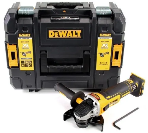 Угловая шлифмашина DeWalt DCG405NT без АКБ, кейс