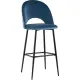 Стул Stool Group Меган велюр барный пыльно-синий
