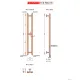 Полотенцесушитель Fincopper FCH 90х10 белый