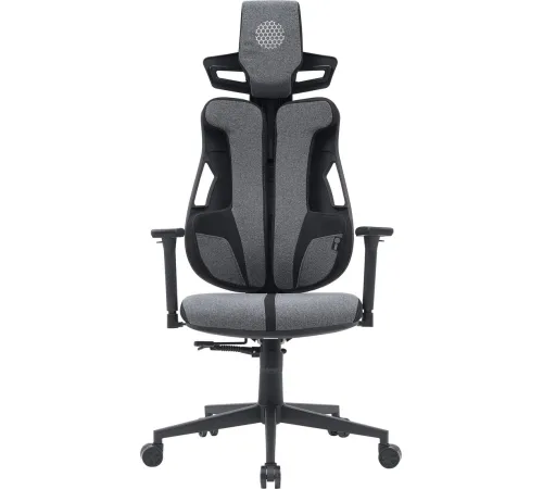 Игровое геймерское кресло CACTUS CS-CHR-DUO-GYBK серый/черный