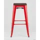 Табурет Stool Group TOLIX WOOD барный красный глянцевый