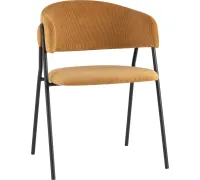 Стул с подлокотниками Stool Group Колин FDC9127 MOD272 горчичный