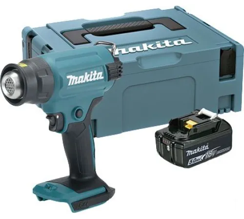 Промышленный фен Makita DHG180RT1J с 1-им АКБ