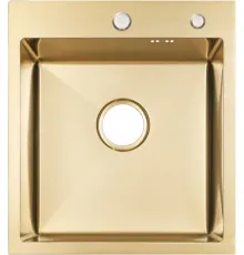 Кухонная мойка ARFEKA ECO AR 450*500 GOLD PVD NANO
