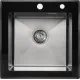 Кухонная мойка ARFEKA ECO AR 500*500 GS BLACK GLASS + SATIN
