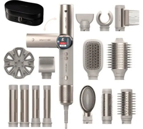 Мультистайлер Cecotec AirGlam 14 в 1 Flex Champagne 114727