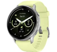 Умные часы Garmin Venu 4 45 мм серебристый/желтый