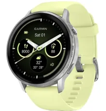 Умные часы Garmin Venu 4 45 мм серебристый/желтый
