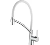 Смеситель Ledeme L4399-3 хром/белый