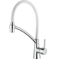 Смеситель Ledeme L4399-3 хром/белый
