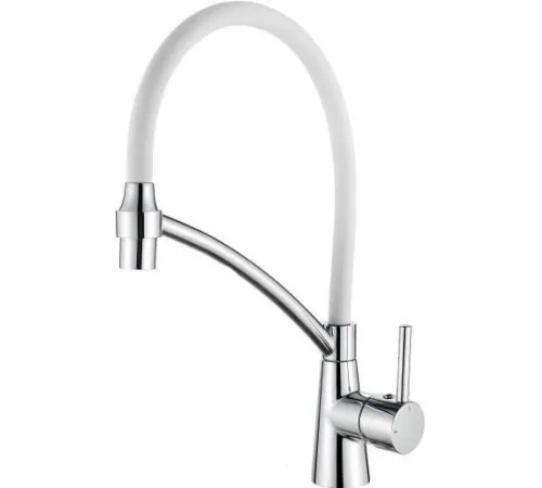 Смеситель Ledeme L4399-3 хром/белый