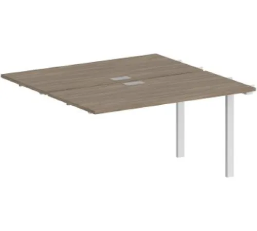 Стол Norden Приставка 120x123.8x75 SG.211.OD.63.WH белый/дуб темный