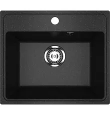 Кухонная мойка Practik PR-M 490-004 черный оникс