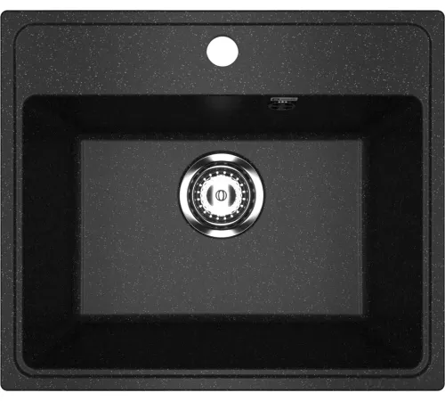 Кухонная мойка Practik PR-M 490-004 черный оникс