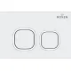 Унитаз подвесной Roxen Cube Bidet в комплекте с инсталляцией StounFix Dual Fresh 6 в 1 542448 кнопка: белый глянец