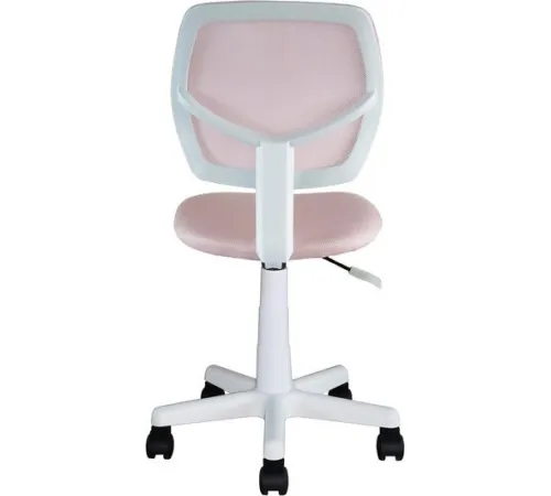 Компьютерное кресло Stool Group Лоло пластик белый/розовый 5256W Mesh Pink