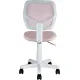 Компьютерное кресло Stool Group Лоло пластик белый/розовый 5256W Mesh Pink