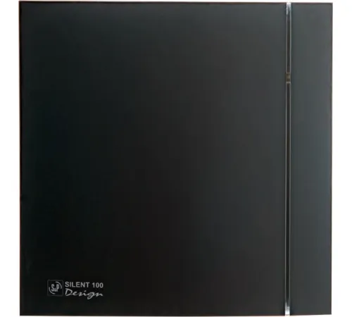 Осевой вентилятор Soler&Palau Silent-100 CZ Matt Black Design - 4C 5210007700