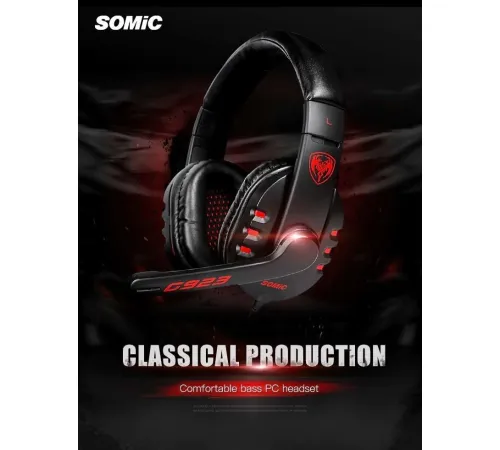 Наушники Somic G923 черный