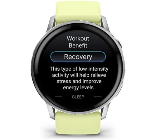 Умные часы Garmin Venu 4 45 мм серебристый/желтый