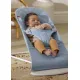 Шезлонг BabyBjorn Bliss Cotton Petal Quilt голубой