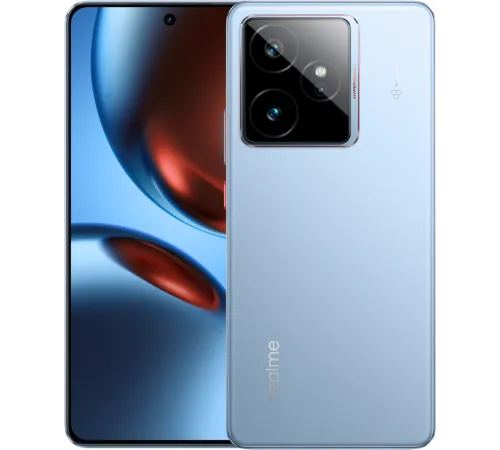 Телефон Realme GT7 RMX5061 12GB/256GB международная версия ледяной синий