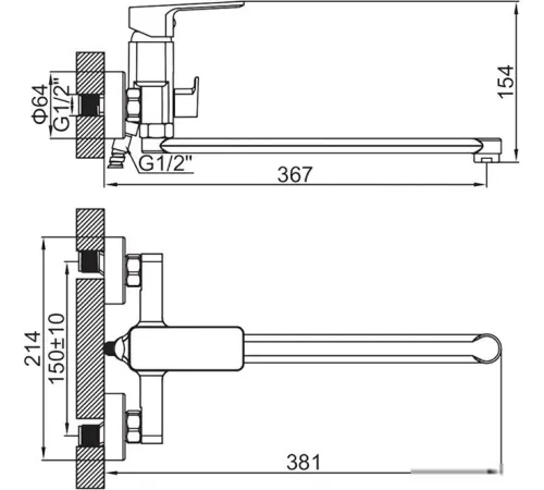 Смеситель Ledeme L2280Y