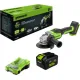 Угловая шлифмашина Greenworks GD24AG 3200207CUH с 1-м АКБ