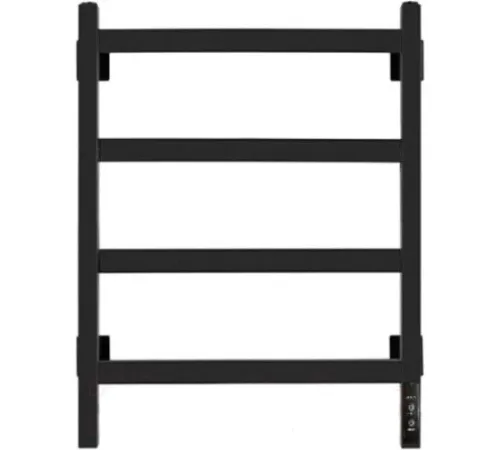 Полотенцесушитель Granula Квадро 40x60 терморегулятор, черный матовый