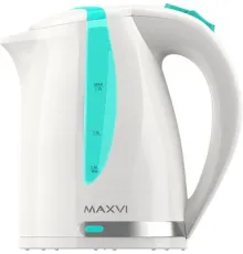 Электрический чайник Maxvi KE1701P белый/зеленый
