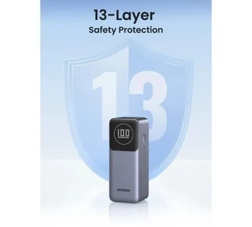 Внешний аккумулятор Ugreen PB724 12000mAh серый