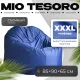 Кресло-мешок Mio Tesoro Poparada XXXL PO-65x85-SI синий
