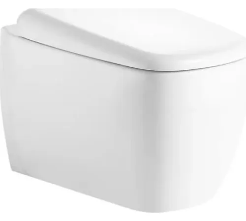 Унитаз подвесной Roxen Martin в комплекте с инсталляцией StounFix Dual Fresh 6 в 1 968504 кнопка: пастель бежевый