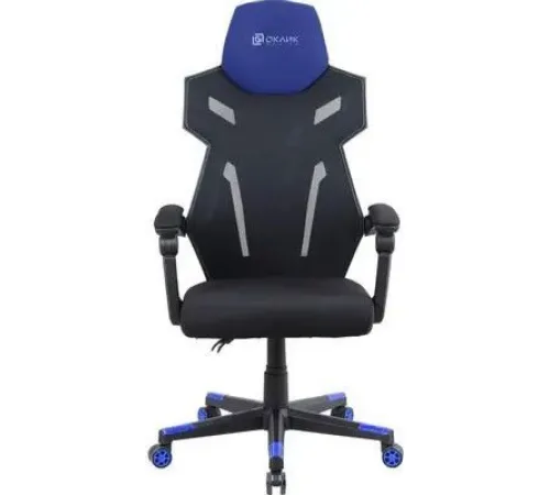 Игровое геймерское кресло Оклик 111G черный/синий