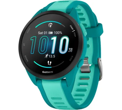 Умные часы Garmin Forerunner 165 Music бирюзовый/аква