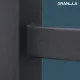 Полотенцесушитель Granula Квадро 50x60 терморегулятор с таймером слева, черный матовый